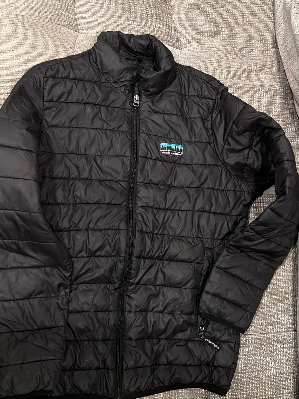 Simply Southern "Simply Warm" Lightweight Quilted Puffer Jacket. R14